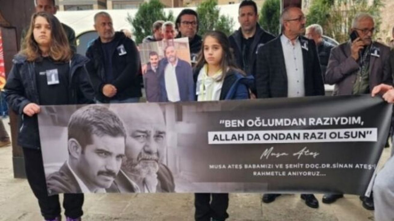 Sinan Ateş'in babası Musa Ateş son yolculuğuna uğurlandı