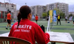 Konya'da ayak tenisi hazırlığı