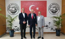 KKTC Öksüzoğlu'ndan Başkan Yalçın'a ziyaret