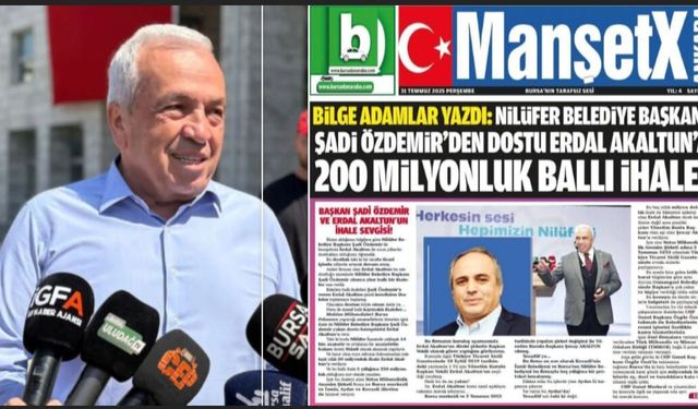 NİLÜFER BELEDİYE BAŞKANI ŞADİ ÖZDEMİR'DEN AÇIKLAMA VAR!