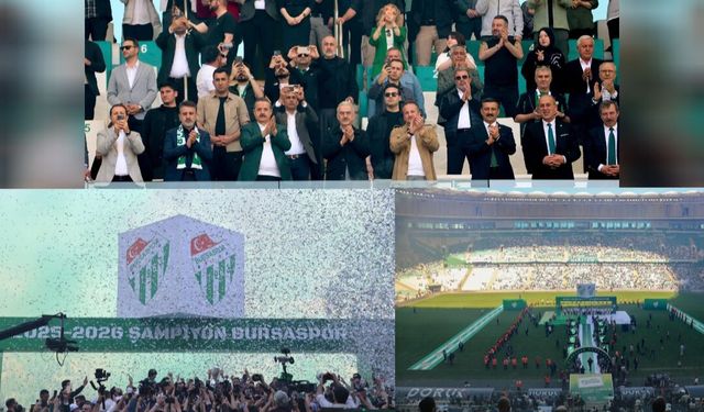 BURSA VALİSİ EROL AYYILDIZ ŞAMPİYONLUK KUTLAMALARINA KATILDI!