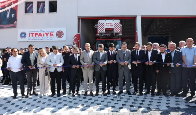Büyükorhan tam donanımlı itfaiye binasına kavuştu