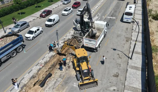 Manisa Cider Yolu'nda su baskınlarına kalıcı çözüm