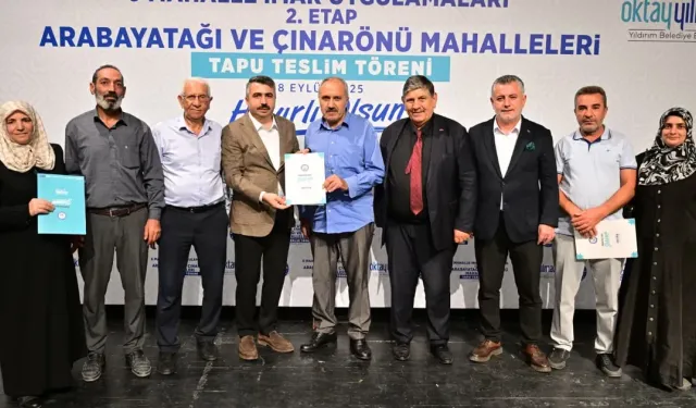 Bursa Yıldırım'da tapu seferberliği sürüyor