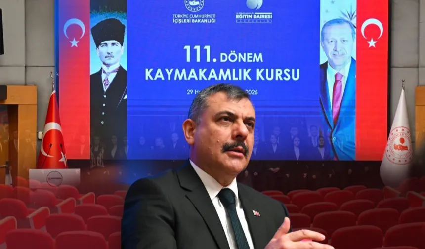 Bakan Çiftçi'den 111. dönem Kaymakam adaylarına tecrübe paylaşımı