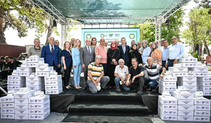 Balıkesir'de arıcılara yüzde 100 hibeli fondan kek desteği