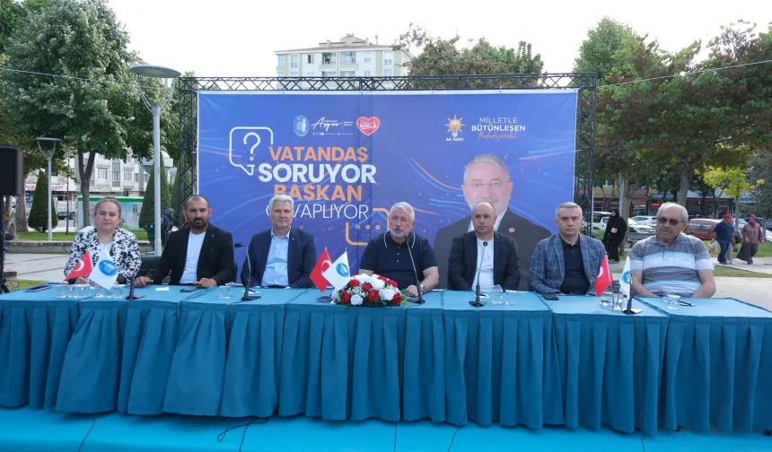 Çorum'da halkla buluşma programı