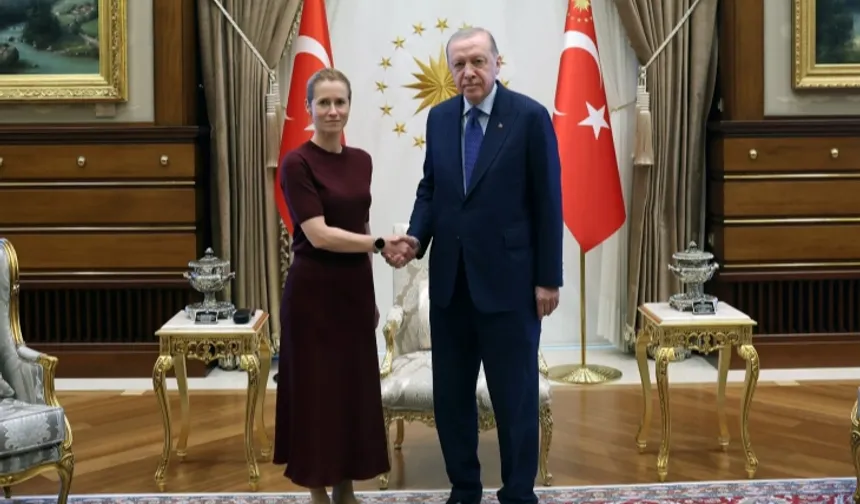 Cumhurbaşkanı Erdoğan, Kallas'ı kabul etti