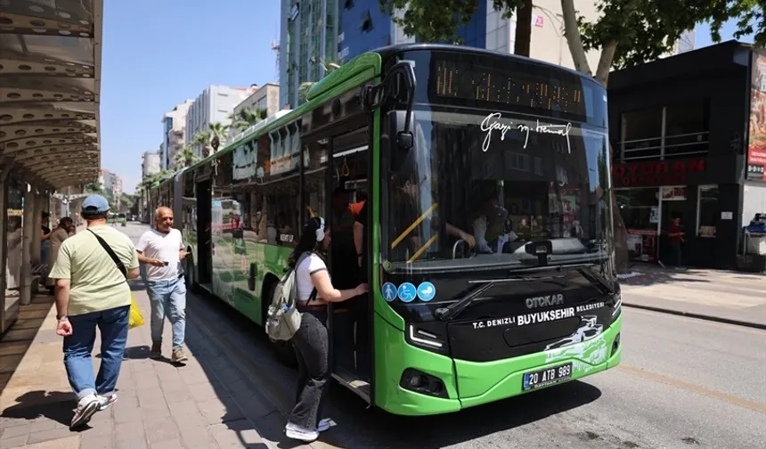 Denizli'de LGS öğrencilerine ücretsiz ulaşım