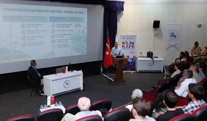 DEÜ'de Bilim Kafe Sohbetlerinde alternatif enerji konuşuldu