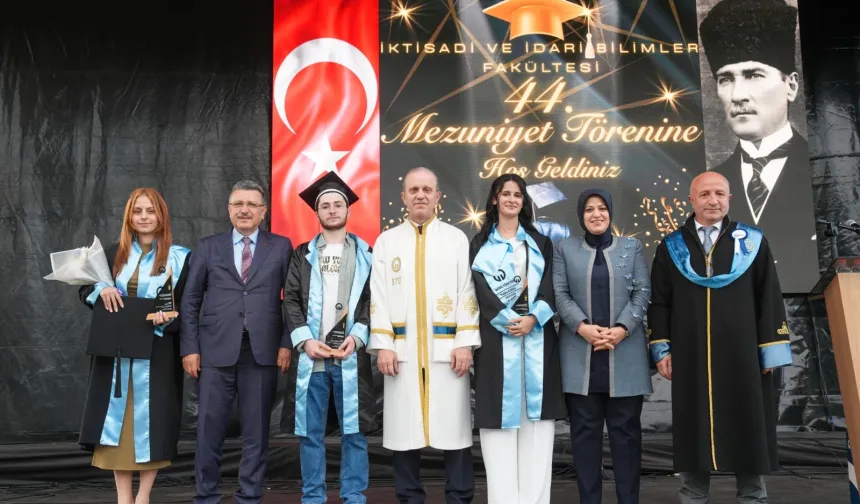 Trabzon'da mezuniyet coşkusu