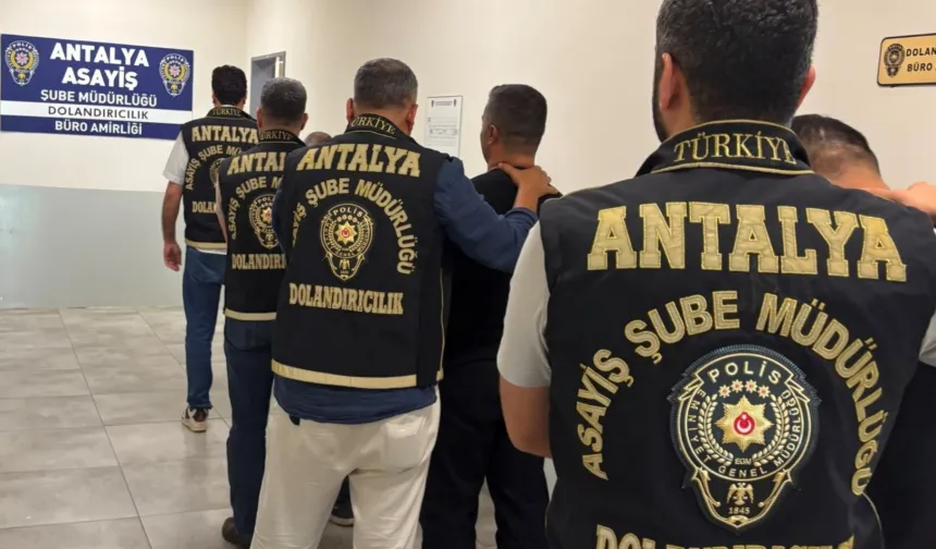 Antalya'da bir haftada 242 kişi tutuklandı