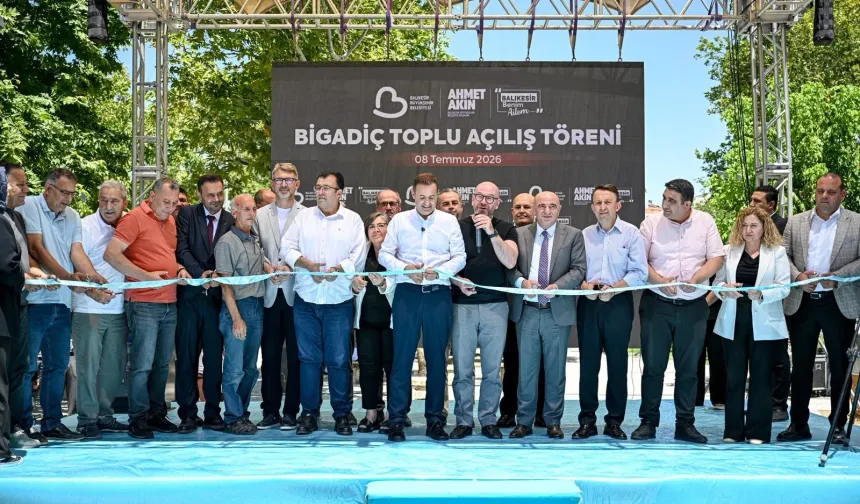 Balıkesir Bigadiç'te Kent Lokantası ve Emekliler Evi açıldı