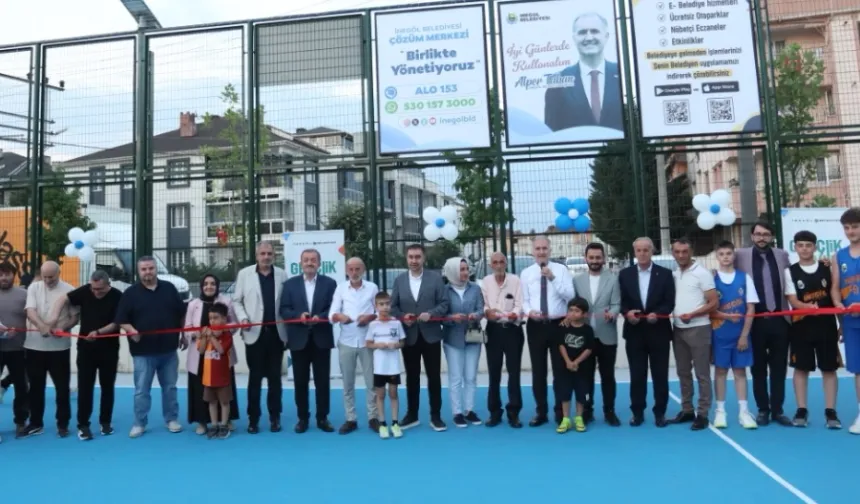 Bursa İnegöl'de Süleymaniye'ye yeni semt sahası