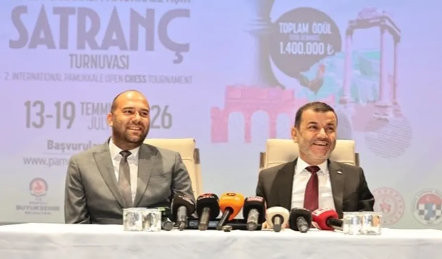 Pamukkale Açık Satranç Turnuvası Denizli'de başlıyor