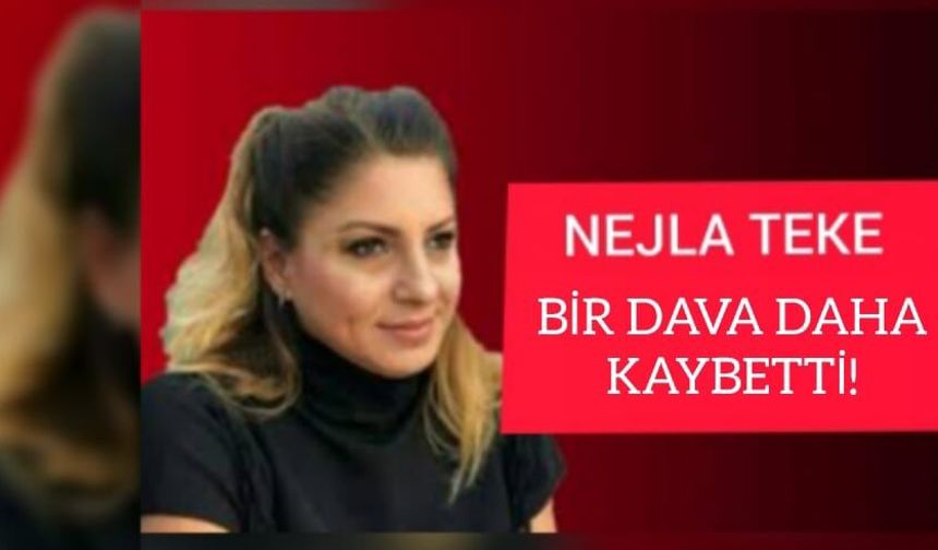 Semra Teke bir dava daha kaybetti