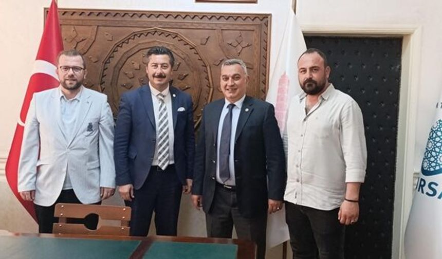 Turan Sancağı Teşkilatı ve İnce Medya Grup'tan Yenişehir Belediyesi'ne Ziyaret!